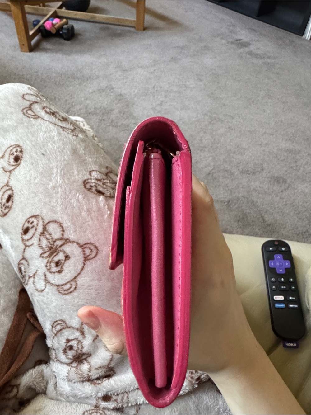 Louis Vuitton pink Vernis Monogram Long Sarah Wallet with Gold Snap - Picture 14 of 14